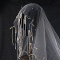 Short Bridal Veil Bowknot Flower Wedding Veils For Evening Dinner Party Dress Women Gift Hair Accessories Brides Jewelry
