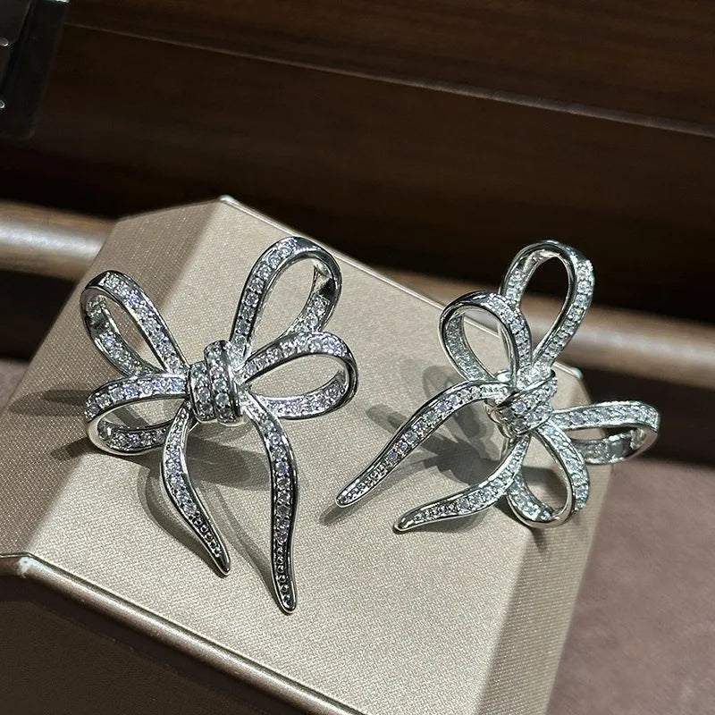 High Quality CZ AAA Zircon Bridal Earrings Cubic Zirconia Wedding Earring For Brides Accessories Women Birthday Gifts Jewelry