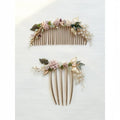 Vintage Gold Color Hair Comb Pin Flower Leaf Hairpin For Brides Bridesmaids Headpieces Wedding Accessories Bridal Hair Jewelry