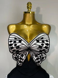 Elegant Evening Party Bandage Dress Sexy Backless Butterfly Sequin Designer Women Luxury Birthday Celebrity Fashion Show Dresses
