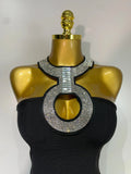 Women Sexy Backless Diamonds Sparkly Black Bodycon Bandage Dress Elegant Evening Club Luxury Birthday Party Dresses