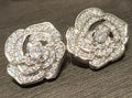 High Quality Flower Zircon Bridal Earrings CZ Cubic Zirconia Wedding Earring For Women Brides Accessories Birthday Gift Jewelry a