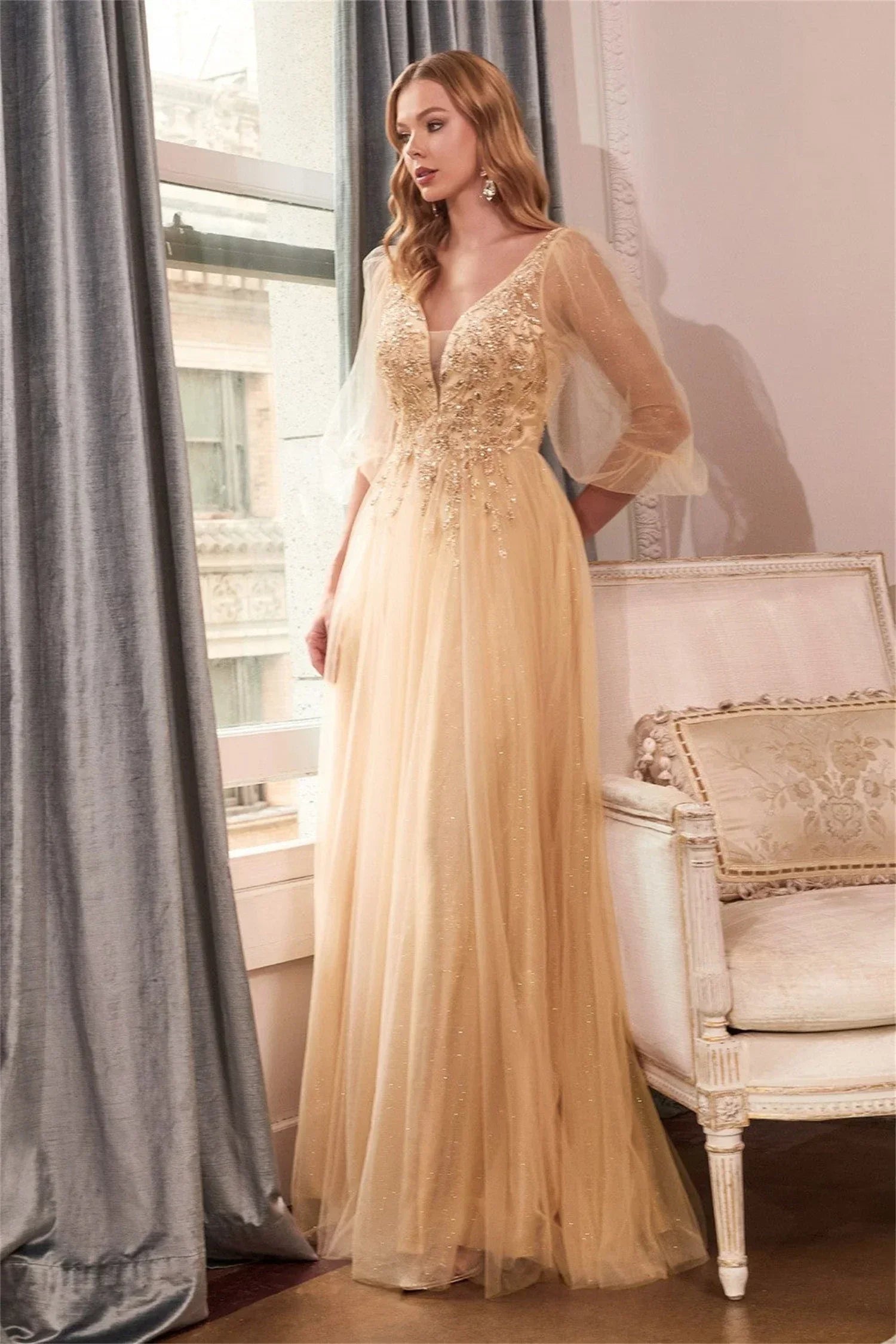 Elegant Party Dresses for Women Luxury Evening Dress 2025 Elegant Long Wedding Guest Dress Dresses Robe Prom Customized champagne