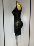 Women Sexy Stage Performance Outfit Sparkly Rhinestones Bodycon Dress Birthday Celebrate Evening Party Nightclub Mesh Dress