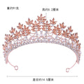 Baroque Crowns And Tiaras For Wedding Bride Hair Accessories Pearl Crystal Princess Queen Bridal Tiara Crown For Women Headdress