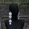 Long Shell Bridal Veil Earrings Lace Wedding Veils For Evening Dinner Party Dress Women Gift Hair Accessories Brides Jewelry 1