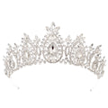 Baroque Crystal Crowns For Women Princess Queen Bridal Tiara Crown For Wedding Headdress Party Prom Bride Hair Jewelry Headpiece as picture 1
