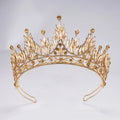 Baroque Queen Princess Crowns And Tiaras For Women Crystal Bridal Crown For Wedding Hair Accessories Prom Hair Jewelry Headdress