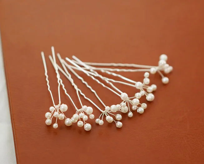 Pearls Beaded Headband Headpieces Women Bridesmaids Headwear Headdress Bride Tiara Crown Wedding Accessories Bridal Hair Jewelry c