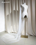Wedding Cape Veil Bridal Shoulder Veil Soft Tulle Cathedral Veil in White Off-White Ivory Champagne
