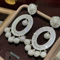 Big Large AAA Zircon Bridal Earrings CZ Cubic Zirconia Wedding Earring For Brides Accessories Women Birthday Gift Jewelry