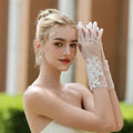 Short Bridal Gloves Pearl Wristband Wedding Glove For Women Girl Gift Party Evening Dress Jewelry Bride Accessories