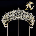 Crystal Crowns For Queen Princess Bridal Tiara Crown For Wedding Hair Accessories Women Crown for Pageant Bride Prom Headpieces
