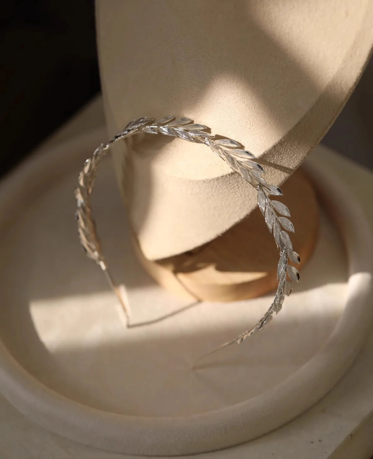 Silver Color Headband Hairband Leaf Headpiece Headdress Brides Birthday Gift Tiara Crown Bridal Jewelry Wedding Hair Accessories