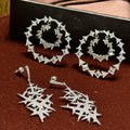Star AAA Zircon Bridal Earrings CZ Cubic Zirconia Wedding Earring For Brides Accessories Women Party Dinner Dress Jewelry