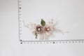 Wedding Accessories Pink Flower Hairpin Leaf Hair Comb Pin Clip For Brides Bridesmaids Crystal Pearl Head Piece Bridal Jewelry a