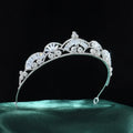 Luxury Princess Crown for Women Girl Crystal Zircon Bridal Tiaras Crowns Wedding Headpiece 15 Years Party Hair Jewelry Headwear