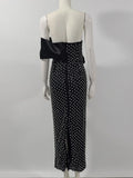 2024 Sexy Women's Heavy Industry Nail Bead Dress Shoulder Collar Bodycon Backless Midi Dress Cocktail Evening Party Vestidos