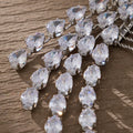 Wedding Accessories Silver Color Hair Comb Pin Clip Zirconia Crystal Hairpin For Brides Bridesmaids Head Pieces Bridal Jewelry