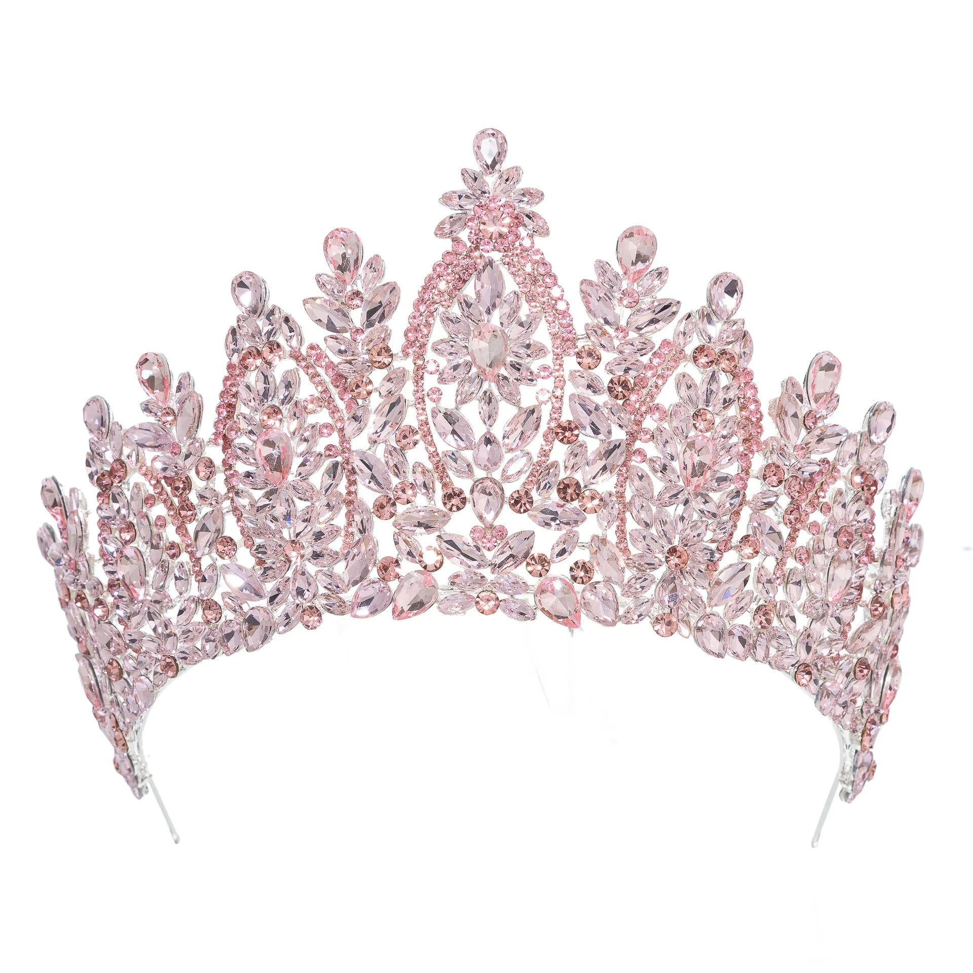 Crystal Wedding Crowns For Queens Princess Large Bridal Tiara Crown For Pageant Miss Universe Wedding Hair Jewelry Headdress as picture 5