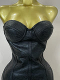 Sexy Strapless Gold Black Foil Color Bodycon Bandage Dress Women Fashion Celebrate Evening Party Luxury Birthday Dresses