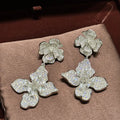 High Quality AAA Zircon Bridal Earrings Flower CZ Cubic Zirconia Wedding Earring Brides Women Accessories Birthday Gifts Jewelry
