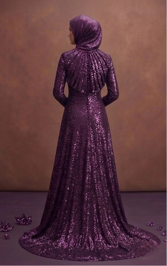 Sequin Muslim Prom Dresses – Modest Glam for Prom Night