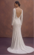 Sequined Wedding Dresses with Glamorous Sparkle