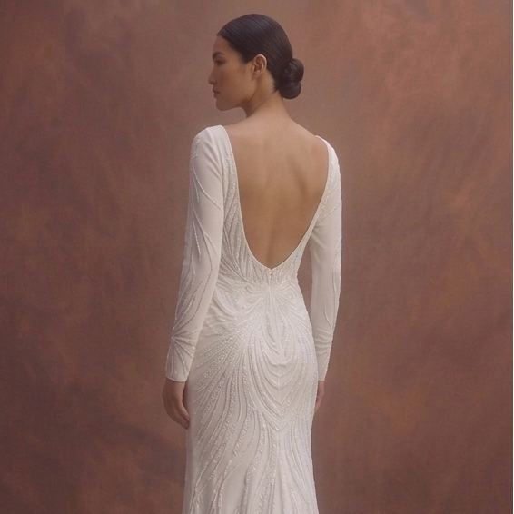 Sequined Wedding Dresses with Glamorous Sparkle