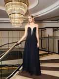 Black Color Women Sexy Strapless Off the Shoulder Straight Long Bandage Dress Celebrate Birthday Party Cocktail Outfit