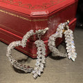 High Quality AAA Zircon Bridal Earrings Heart Zirconia Wedding Earring For Brides Women Accessories Birthday Gifts Jewelry