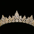 Bridal Hair Jewelry Zirconia Crystal Tiaras Crowns Headband Girl Brides Dinner Party Birthday Gift Headpiece Wedding Accessories