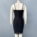 High Quality Women Sleeveless Sexy Strap Shinning Crystal Bodycon Mini Bandage Dress Lace Celebrate Nightclub Party Outfit