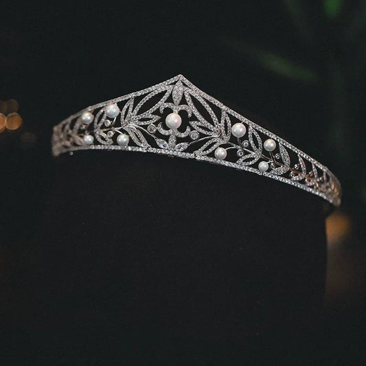 Bridal Hair Jewelry Cubic Zirconia Tiaras and Crowns AAA Zircon Diadem For Bride Women Pageant Prom Headband Wedding Accessories