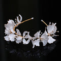 Wedding Hair Accessories Flower Headband Handmade Hairband For Brides Women Headpieces Headdress Gifts Headwear Bridal Jewelry a