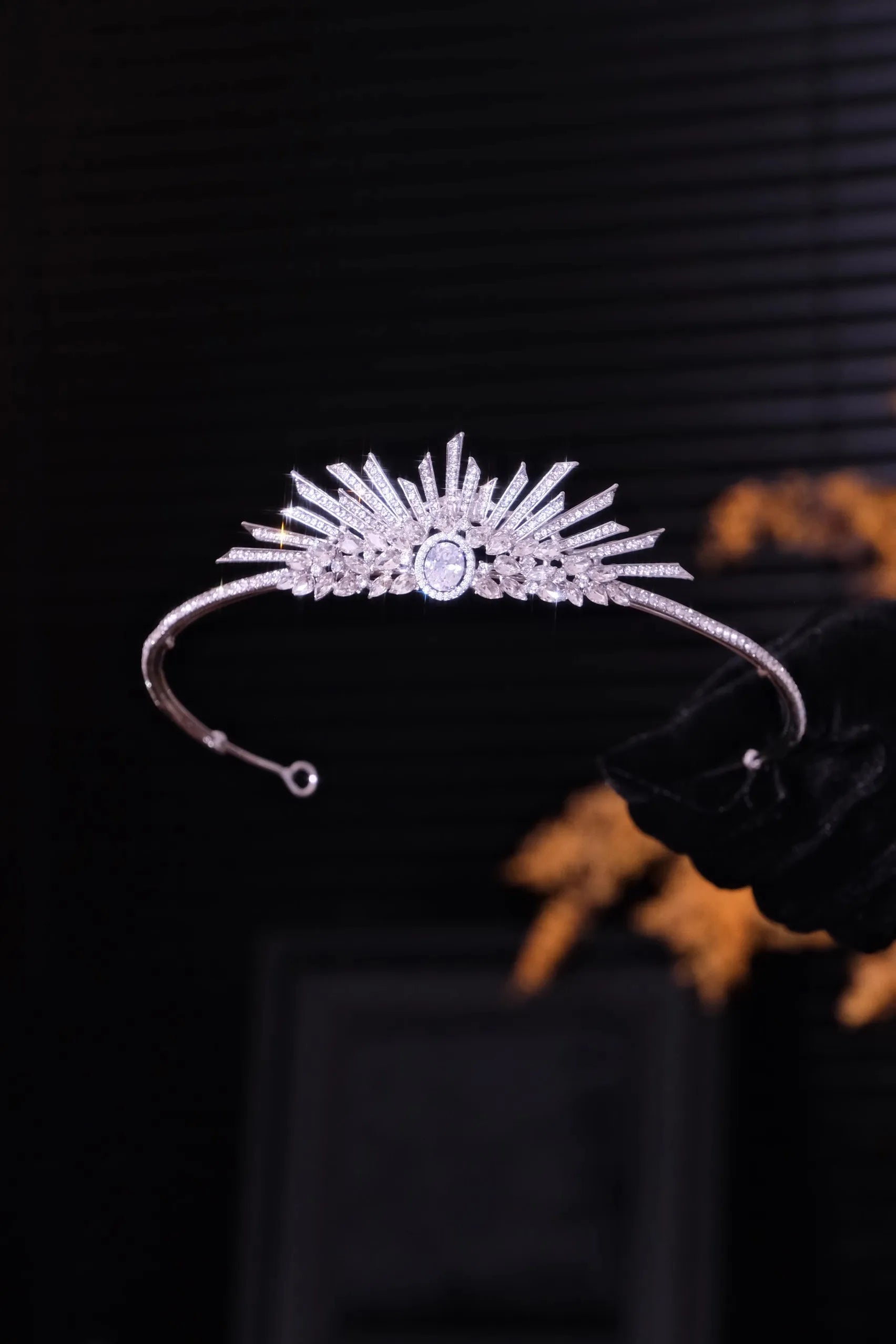 Wedding Hair Accessories Zirconia Rhinestones Tiaras and Crowns Crystal Headband Women Brides Pageant Prom Diadem Bridal Jewelry b