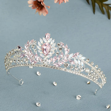 Princess Crowns For Women Girl Rhinestone Queen Bridal Tiara Crown For Wedding Bride Headdress Party Prom Hair Jewelry Diadem