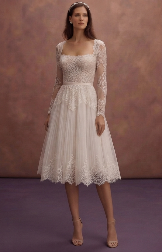 Short Lace Wedding Dresses for Modern Brides