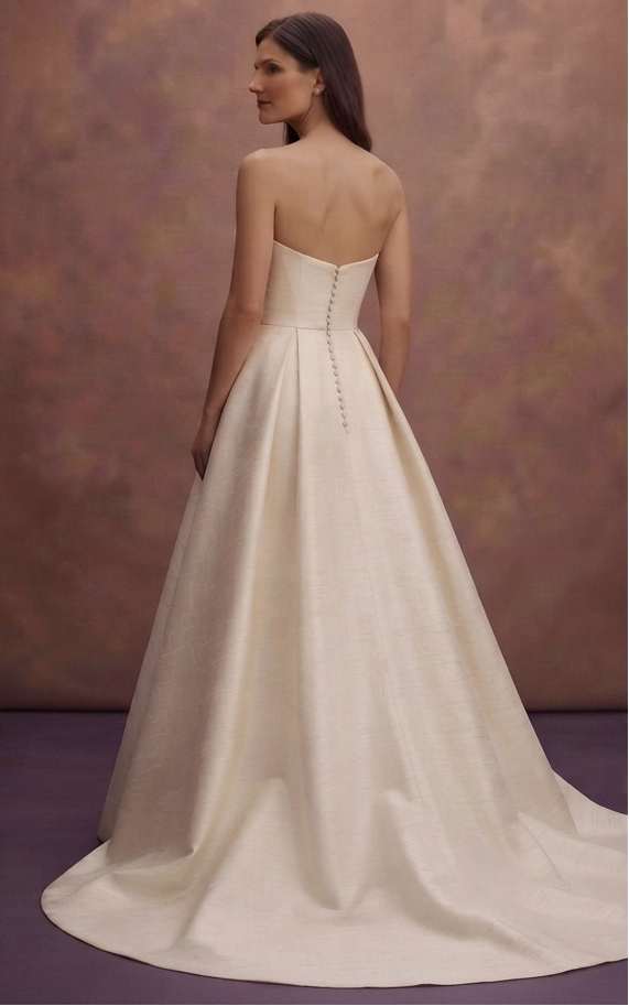 Silk Dupioni Wedding Dresses with Luxurious Texture