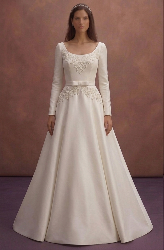 Silk Faille Wedding Dresses with Timeless Appeal