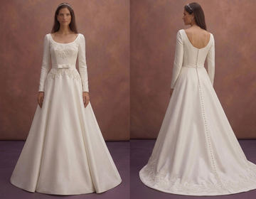 Silk Faille Wedding Dresses with Timeless Appeal