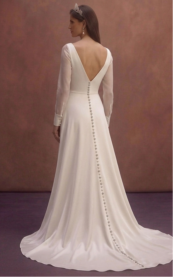Silk Wedding Dresses with Effortless Elegance