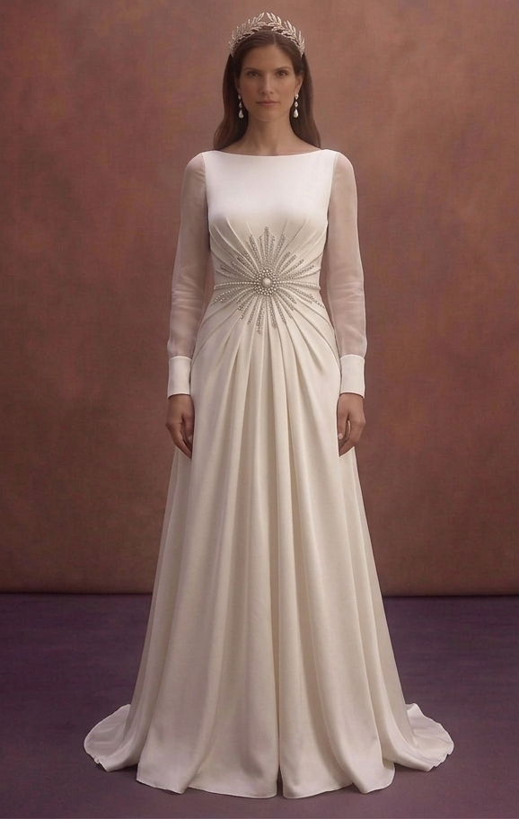 Silk Wedding Dresses with Effortless Elegance