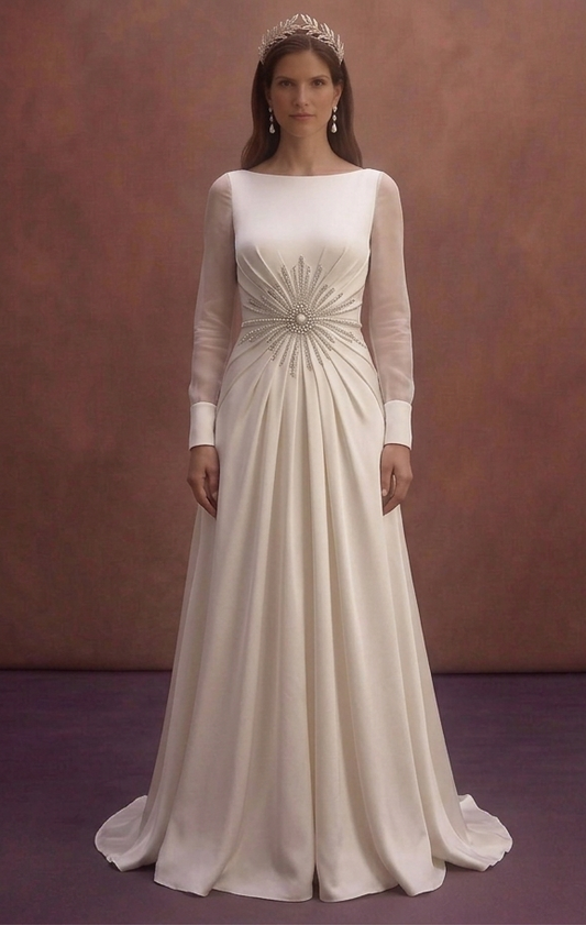 Silk Wedding Dresses with Effortless Elegance