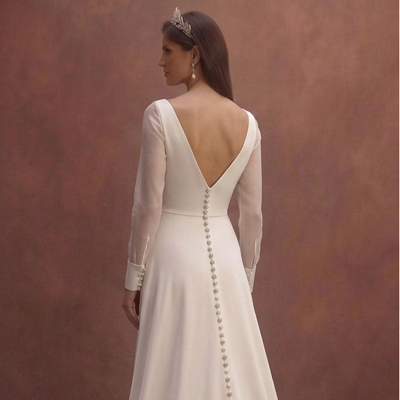 Silk Wedding Dresses with Effortless Elegance