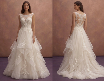 Soft Tulle Wedding Dresses with Dreamy Layers