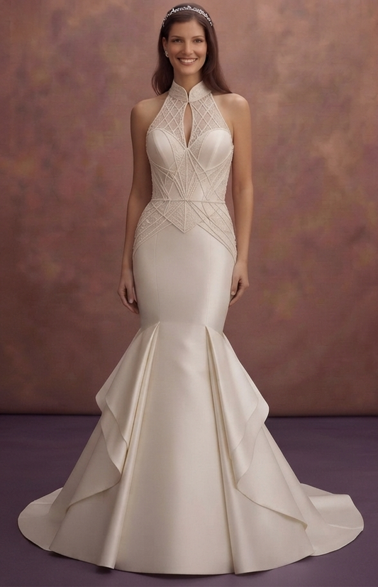 Sophisticated Mermaid Wedding Dresses in Mikado Silk