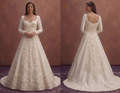 Sophisticated Wedding Dresses with Pearl Embroidery