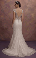 Sparkling Glitter Lace Wedding Dresses for Glamorous Brides