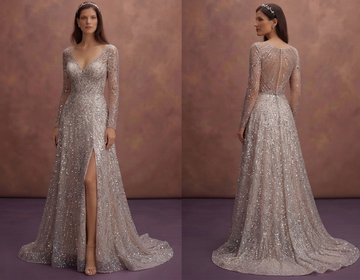Sparkling Sequin Wedding Dresses with Glamorous Style